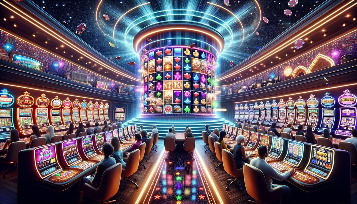 Antarmuka aplikasi ikanbet23 menampilkan menu kasino langsung dan sportsbook di perangkat Android